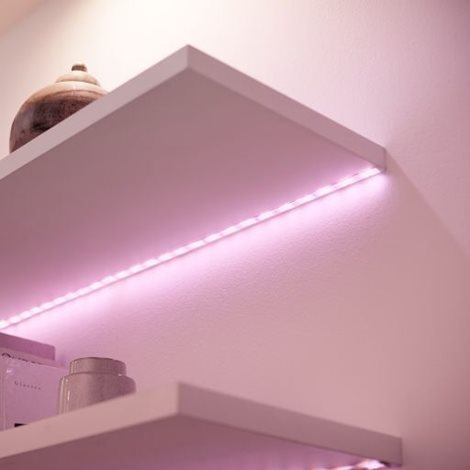 WiZ Startovací sada LED pásek 2m s napájecí jednotkou 20W 1600lm 2700-6500K RGB IP20 + ovladač 3