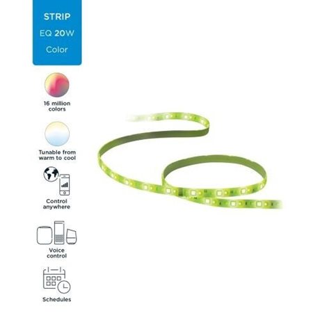 WiZ Startovací sada LED pásek 2m s napájecí jednotkou 20W 1600lm 2700-6500K RGB IP20 + ovladač 5