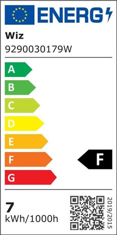 WiZ LED žárovka filament amber E27 G125 7W 640lm 2000-5000K IP20, stmívatelná 2