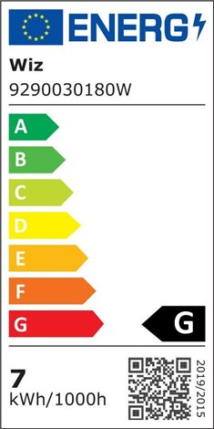 WiZ LED filament žárovka E27 G200 6,7W 470lm 2700-6500K IP20, stmívatelná 2
