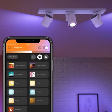 50623/31/P7 Hue WACA Argenta bodové LED svítidlo GU10 3x5,7W 350lm 2000-6500K RGB IP20 bílá 7