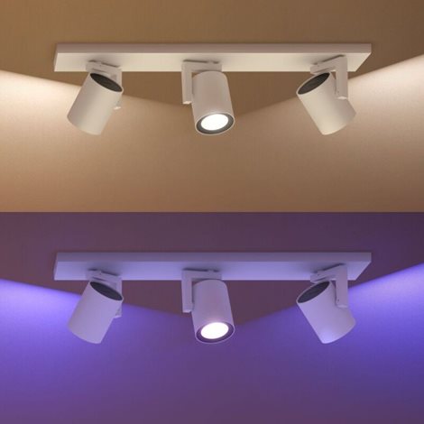 50623/31/P7 Hue WACA Argenta bodové LED svítidlo GU10 3x5,7W 350lm 2000-6500K RGB IP20 bílá 6