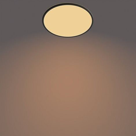 Superslim CL550 přisazené LED svítidlo 1x22W 2000lm 2700K IP20 43cm, krokově stmívatelné, černé 6