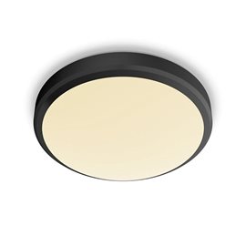 Doris CL257 koupelnové přisazené LED svítidlo 1x6W 600lm 2700K IP44 22cm, černé