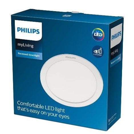 DIAMOND podhledové LED svítidlo 13W 1000lm 3000K 14cm kulaté IP20, bílé 2