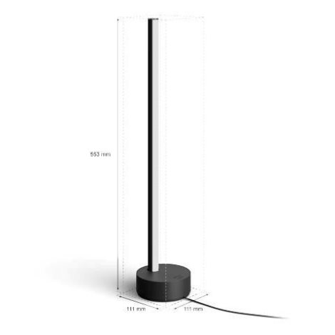 HUE WACA Gradient Signe stolní LED lampa 11,8W 1040lm 2000-6500K RGB IP20, černá 3