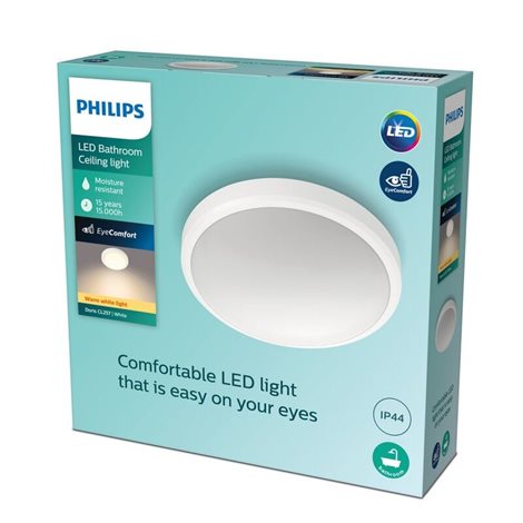 Doris CL257 koupelnové přisazené LED svítidlo 1x17W 1500lm 2700K IP44 31cm, bílé 2