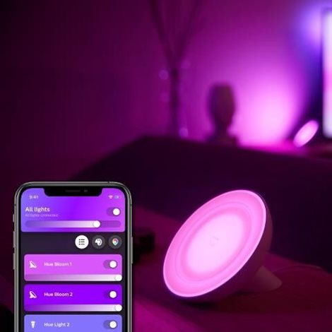 HUE WACA Bloom stolní LED lampa 1x7,1W 500lm 2000-6500K RGB IP20 bílá 6