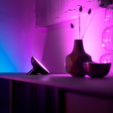 HUE WACA Bloom stolní LED lampa 1x7,1W 500lm 2000-6500K RGB IP20 černá 2