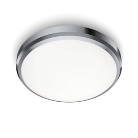 Doris CL257 koupelnové přisazené LED svítidlo 1x6W 640lm 4000K IP44 22cm, chromové