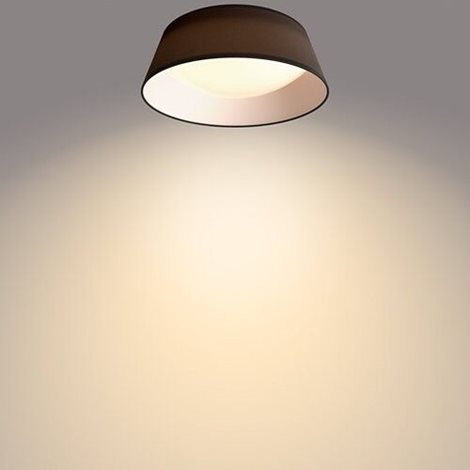 Dawn CL258 přisazené LED svítidlo 1x14W 1100lm 3000K IP20 34cm, černé 3
