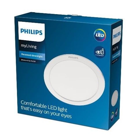 DIAMOND podhledové LED svítidlo 17W 1600lm 4000K 16,5cm kulaté IP20, bílé 3