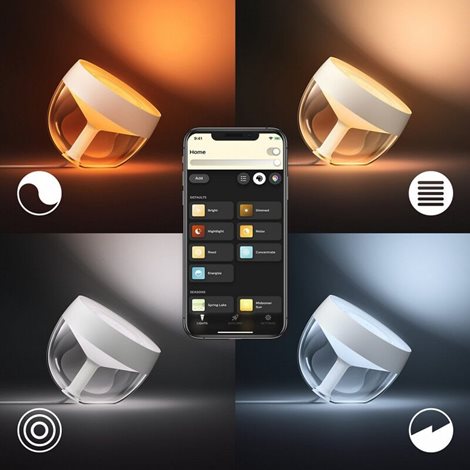 Hue WACA Iris stolní LED lampa 1x8,1W 570lm 2000-6500K RGB IP20, bílé 3