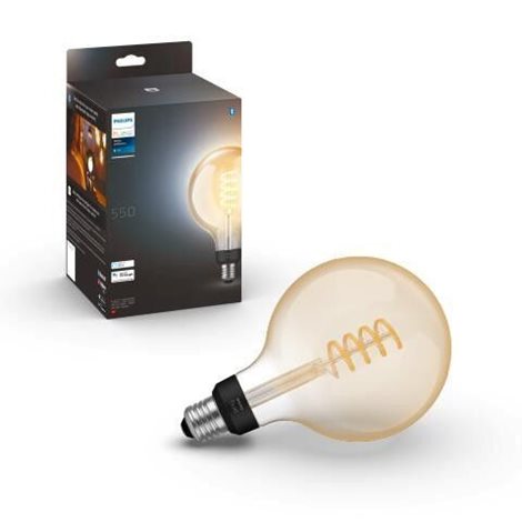 Hue WA LED Filament žárovka E27 G125 7W 550lm 2200-4500K IP20 1