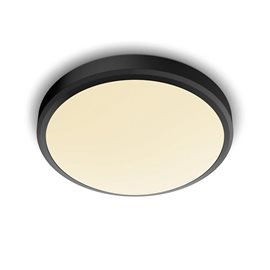 Doris CL257 koupelnové přisazené LED svítidlo 1x17W 1500lm 2700K IP44 31cm, černé