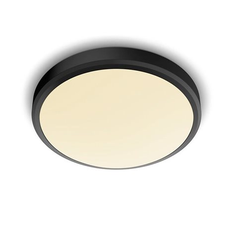 Doris CL257 koupelnové přisazené LED svítidlo 1x17W 1500lm 2700K IP44 31cm, černé 1