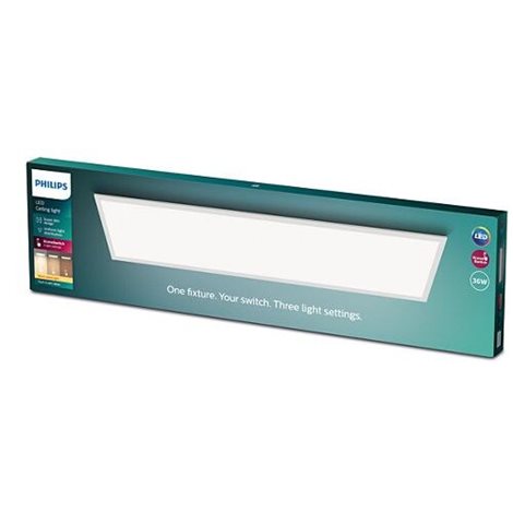 Superslim Touch CL560 stropní LED panel 1x36W 3300lm 2700K krokové stmívání 120x30cm IP20, bílý 5