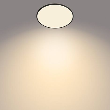 Superslim CL550 přisazené LED svítidlo 36W 3600lm 2700K krokové stmívání IP20 55cm, černé 2