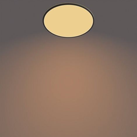 Superslim CL550 přisazené LED svítidlo 36W 3600lm 2700K krokové stmívání IP20 55cm, černé 7