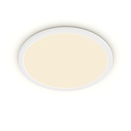Superslim CL550 koupelnové přisazené LED svítidlo 15W 1300lm 2700K krokové stmívání IP44 25cm, bílé