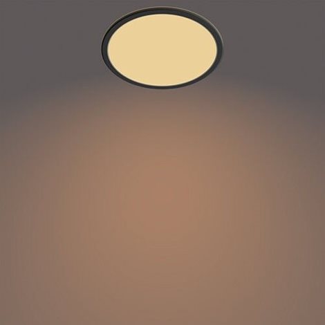 Superslim CL550 koupelnové přisazené LED svítidlo 15W 1300lm 2700K krokové stmívání IP44 25cm, černé 7