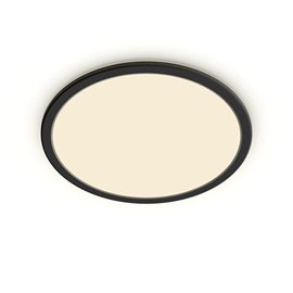 Superslim CL550 koupelnové přisazené LED svítidlo 15W 1300lm 2700K krokové stmívání IP44 25cm, černé