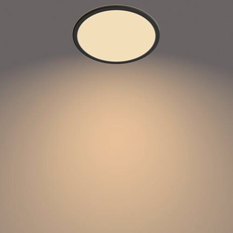 Superslim CL550 koupelnové přisazené LED svítidlo 15W 1300lm 2700K krokové stmívání IP44 25cm, černé 5