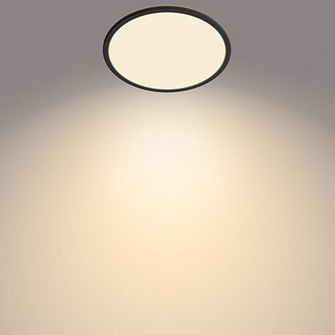 Superslim CL550 koupelnové přisazené LED svítidlo 18W 1500lm 2700K krokové stmívání IP44 30cm, černé 6