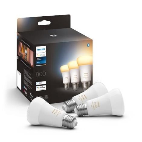 Hue WA sada 3x žárovka LED E27 A60 6W 800lm 2200-6500K IP20 1
