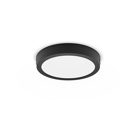 Magneos přisazené LED svítidlo 1x12W 1150lm 2700K IP20 kulaté 21cm, černé 2