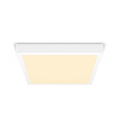 Magneos přisazené LED svítidlo 1x20W 2000lm 2700K IP20 hranaté 28,5cm, bílé 4