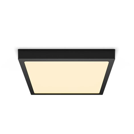Magneos přisazené LED svítidlo 1x20W 1900lm 2700K IP20 hranaté 28,5cm, černé 7