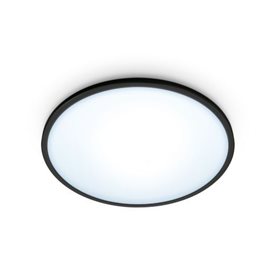 WiZ Superslim přisazené LED svítidlo 14W 1300lm 2700-6500K IP20 24,2cm, černé