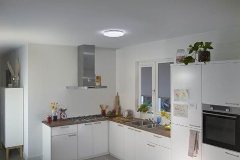 WiZ Adria přisazené LED svítidlo 1x17W 1700lm 4000K IP20 32cm, bílé 4