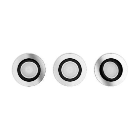 HUE WA Milliskin zápustné LED svítidlo 3x GU10 5,7W 350lm 2200-6500K IP20, hliník 5