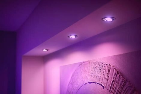 HUE WACA Centura podhledové LED svítidlo 3x GU10 5,7W 350lm 2000-6500K RGB kulaté IP20 hliník 2