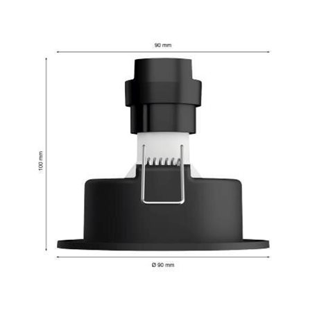 HUE WACA Centura zápustné LED svítidlo 3x GU10 5,7W 350lm 2000-6500K RGB kulaté IP20 bílé 6