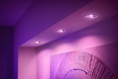 HUE WACA Centura zápustné LED svítidlo 3x GU10 5,7W 350lm 2000-6500K RGB kulaté IP20 bílé 5