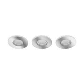HUE WACA Xamento podhledové LED svítídlo 3x GU10 5.7W 350lm 2000-6500K RGB IP44, chrom