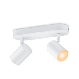 WiZ Imageo bodové LED svítidlo 2x GU10 4,9W 345lm 2200-6500K RGB IP20, bílé