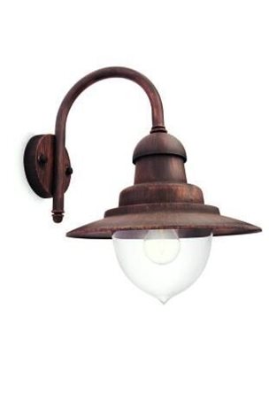01652/06/PN Raindrop venkovní nástěnné svítidlo E27 1x60W bez zdroje IP44, bronz 3