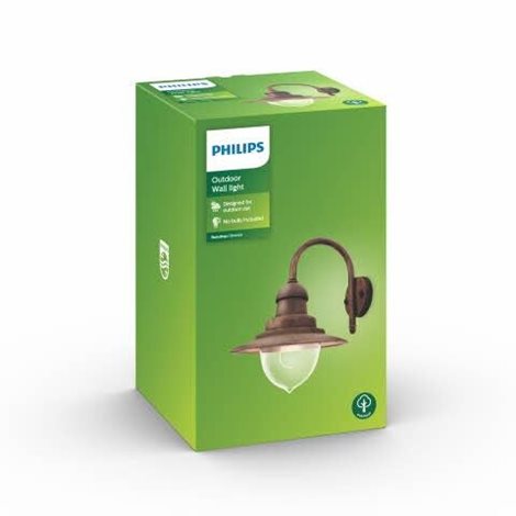 01652/06/PN Raindrop venkovní nástěnné svítidlo E27 1x60W bez zdroje IP44, bronz 4