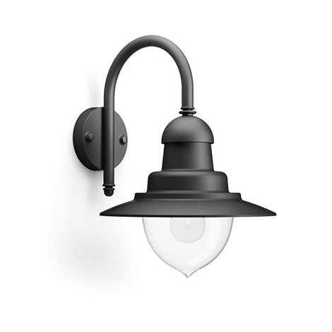 01652/30/PN Raindrop venkovní nástěnné svítidlo E27 1x60W bez zdroje IP44, černá 4