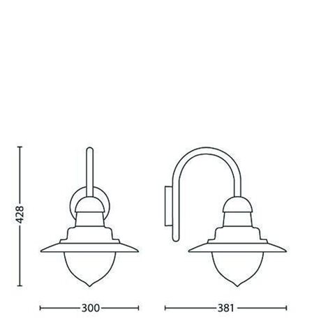 01652/52/PN Raindrop venkovní nástěnné svítidlo E27 1x60W bez zdroje IP44, hliník 2