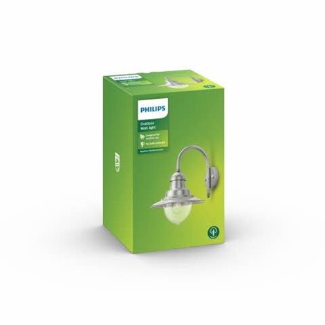 01652/52/PN Raindrop venkovní nástěnné svítidlo E27 1x60W bez zdroje IP44, hliník 3