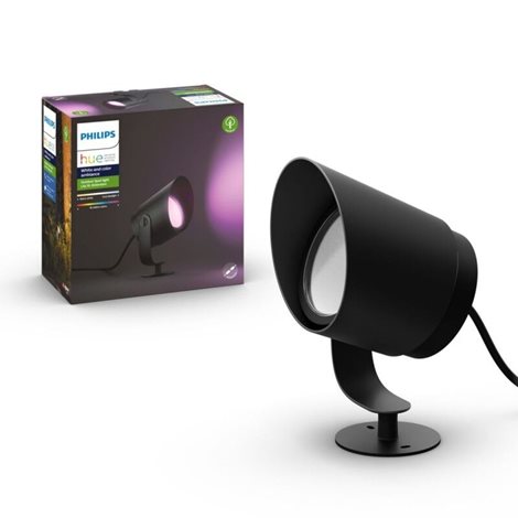 17462/30/P7 HUE WACA Lily XL venkovní spotové LED svítidlo 1x15W 1060lm 2000-6500K RGB IP65 černá 1