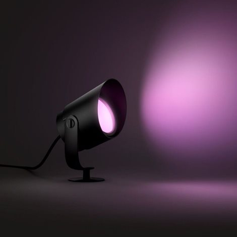 17462/30/P7 HUE WACA Lily XL venkovní spotové LED svítidlo 1x15W 1060lm 2000-6500K RGB IP65 černá 3