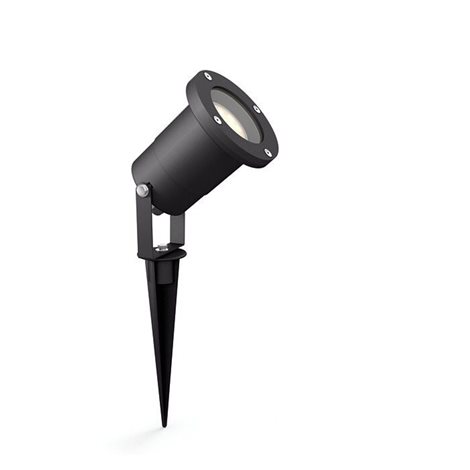 17481/30/P0 Puled venkovní zapichovací reflektor 1xGU10 5W 395lm 2700K IP44, černý 3