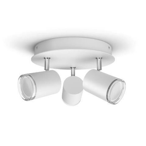 Hue WA Adore koupelnové bodové svítidlo 3x GU10 LED 5W 350lm 2200-6500K IP44, bílá + ovladač 7