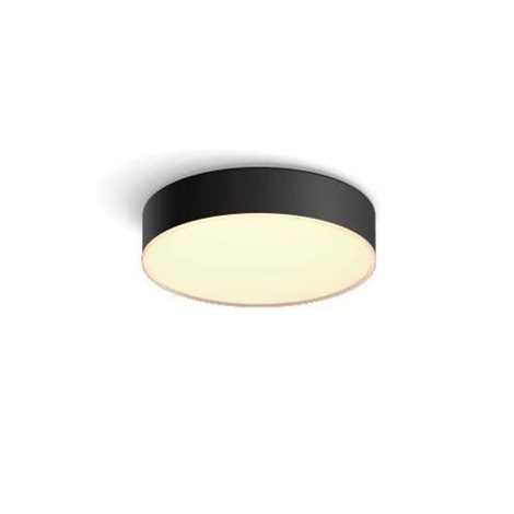 41158/30/P6 Hue WA Enrave S stropní LED svítidlo 1x9,6W 1220lm 2200-6500K IP20 26,1cm černá +ovladač 4